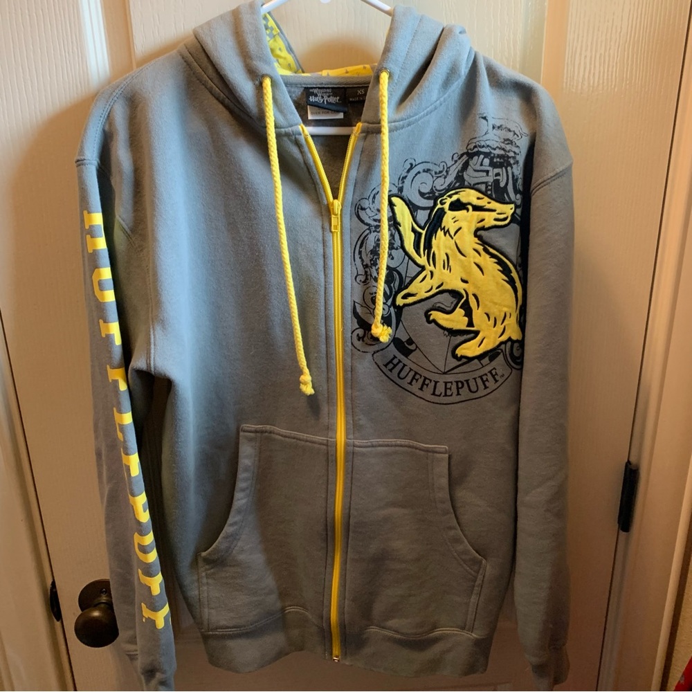 Harry Potter Hufflepuff zip up